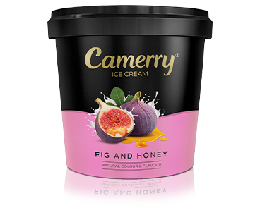 camerry fig and honey ice cream